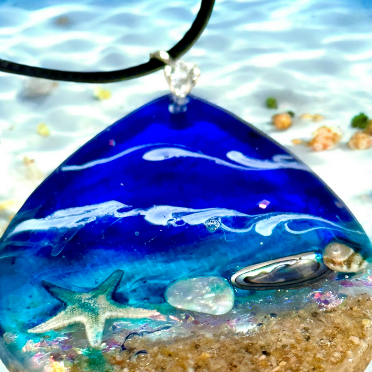 Ocean Inspired Resin Jewelry & Art