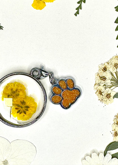 Real Dried Flowers Keychains | Ocean Resin Art Keychains| Cute Accessory